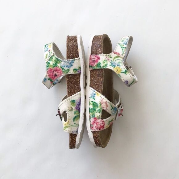 Giulia Palai floral sparkles sandals EUC size 8-9 - Picture 2 of 7